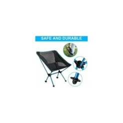 Chaise De Camping Ultra-légère Chaise De Pêche Chaise Pliante Chaise Portable Compacte Avec Sac De Transport Pour Activités De Plein Air, Camping, Barbecue, Pique-nique, Plage, Randonnée -Promos Garde Plante Boutique 100155361 4