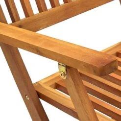 Mobilier à Dîner D'extérieur Pliable 5 Pcs Bois D'acacia Solide VidaXL -Promos Garde Plante Boutique 10260779 5