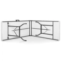 Lot De 2 Tables Pliantes Portables 180 CM Pour Camping Ou Réception 9 Lot De 2 Tables Pliantes Portables 180 CM Pour Camping Ou Réception -Promos Garde Plante Boutique 11244257 3