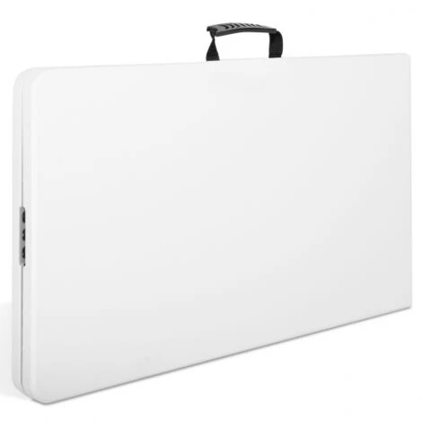 Lot De 2 Tables Pliantes Portables 180 CM Pour Camping Ou Réception 7 Lot De 2 Tables Pliantes Portables 180 CM Pour Camping Ou Réception – Image 5