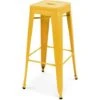 Tabouret De Bar En Métal Jaune Mat 1 Tabouret De Bar En Métal Jaune Mat -Promos Garde Plante Boutique 11276154 1