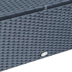 OUTSUNNY Table Basse De Jardin Plateau Verre Trempé 5 Mm Rotin Tressé 85 X 50 X 39cm Max. 50 Kg Noir 10 OUTSUNNY Table Basse De Jardin Plateau Verre Trempé 5 Mm Rotin Tressé 85 X 50 X 39cm Max. 50 Kg Noir -Promos Garde Plante Boutique 11607919 4