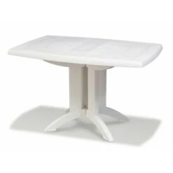 Grosfillex TABLE VEGA 118x77x72 Cm Coloris Blanc