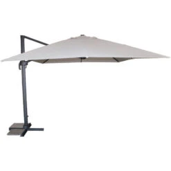 PARASOL ALU EXCENTRE 4X3 GRIS - DCBGARDEN