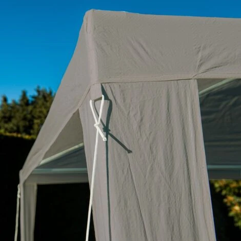 Tente De Réception Couleur Taupe 3x3m Werkapro 4 Tente De Réception Couleur Taupe 3x3m Werkapro – Image 2