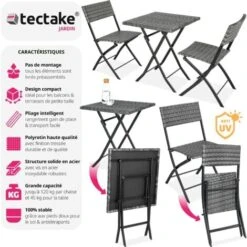 Salon De Jardin TREVI 2 Personnes - Mobilier De Jardin, Meuble De Jardin, Ensemble Table Et Chaises De Jardin 8 Salon De Jardin TREVI 2 Personnes - Mobilier De Jardin, Meuble De Jardin, Ensemble Table Et Chaises De Jardin -Promos Garde Plante Boutique 13418259 2