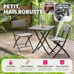 Salon De Jardin TREVI 2 Personnes - Mobilier De Jardin, Meuble De Jardin, Ensemble Table Et Chaises De Jardin 9 Salon De Jardin TREVI 2 Personnes - Mobilier De Jardin, Meuble De Jardin, Ensemble Table Et Chaises De Jardin -Promos Garde Plante Boutique 13418259 3