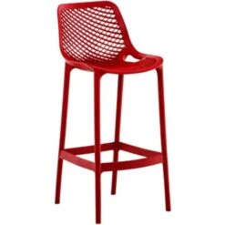 Tabouret De Bar Extérieur Air Rouge