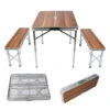 Table Pliante Valise Alumium Deux Bancs 90x66x70 Cm Finition Bois Table De Camping FĂŞte Barbecue 1 Table Pliante Valise Alumium Deux Bancs 90x66x70 Cm Finition Bois Table De Camping FĂŞte Barbecue -Promos Garde Plante Boutique 14850199 1