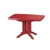 Grosfillex TABLE VEGA 118x77x72 Cm Coloris Rouge Bossa Nova -Promos Garde Plante Boutique 17764049 1
