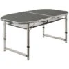 CampFeuer Table De Camping En Aluminium Pour 6 Personnes 150 X 80 Cm Pliable, Rabattable Et Réglable En Hauteur -Promos Garde Plante Boutique 18087013 1