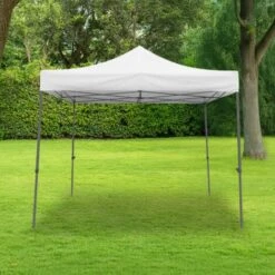 Tonnelle De Jardin Pliable 3x3 M 520D (320g/m2) - Qualité Professionnelle -Tonnelle Barnum Pliant - Tente Pagode Pliable Imperméable Idéale Pour Reception En Exterieur