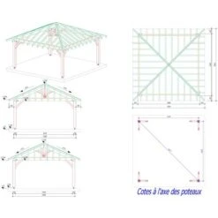 Carbet Bois Massif 5x5 - Grand Format -Promos Garde Plante Boutique 18376619 5