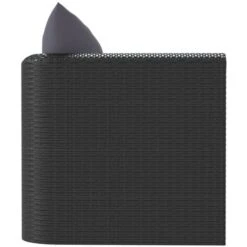 Fauteuil Avec Coussins Résine Tressée Noir VidaXL -Promos Garde Plante Boutique 18379421 4