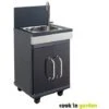 Desserte De Jardin - Avec évier Sur Roues Pour Barbecue Gaz - Noir / Inox - Compatible Fidji 3 Et 4 - Cuisine Extérieure - Cook'In Garden -Promos Garde Plante Boutique 18389909 1