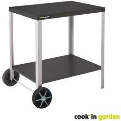 Desserte De Jardin - MEDIA 75 - Compatible Plancha - Dimensions Produit : L 83,5 X L 67 × H 80,5cm - Cook'In Garden