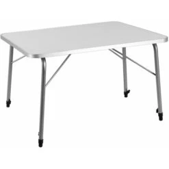 Deuba Table De Camping • 80x54cm • Réglable En Hauteur • Aluminium - Blanc Table De Jardin, Terrasse -Promos Garde Plante Boutique 18476830 5