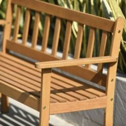 Banc De Jardin Chillvert Milán 2 Sièges Bois 51,9x118,5x79,9 Cm -Promos Garde Plante Boutique 18500578 3