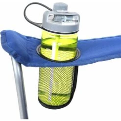 Songmics Lot De 2 Chaises De Camping, Confortable, Structure Robuste, Charge Max De 150 Kg, Avec Porte-Bouteille, Chaise D’extérieur Bleu GCB08BU -Promos Garde Plante Boutique 18630565 3