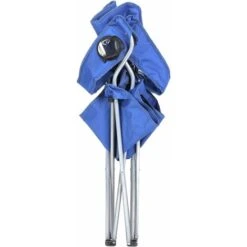 Songmics Lot De 2 Chaises De Camping, Confortable, Structure Robuste, Charge Max De 150 Kg, Avec Porte-Bouteille, Chaise D’extérieur Bleu GCB08BU -Promos Garde Plante Boutique 18630565 4