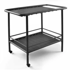 Promos Garde Plante Boutique 29 Desserte à Roulettes En Acier Anthracite - Palavas