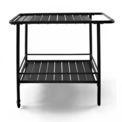 Desserte à Roulettes En Acier Anthracite - Palavas -Promos Garde Plante Boutique 18777716 3