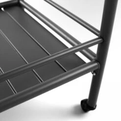 Desserte à Roulettes En Acier Anthracite - Palavas -Promos Garde Plante Boutique 18777716 4