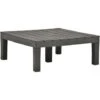 Table De Jardin Anthracite 78x78x31 Cm Plastique VidaXL -Promos Garde Plante Boutique 18801245 1