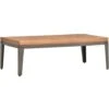 Table Basse De Jardin 110x55x36 Cm Bois Solide D'acacia VidaXL