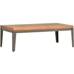 Table Basse De Jardin 110x55x36 Cm Bois Solide D'acacia VidaXL