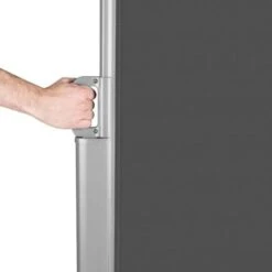 Bc-elec - ASA-160T Store Latéral Gris Anthracite 3x1.6m Rétractable Pour Terrasse, Brise-vue Jardin Pare-vue... -Promos Garde Plante Boutique 20612885 3