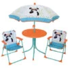 Set De Jardin Panda 4 Pièces 2 Chaise Table Et Parasol 2 Set De Jardin Panda 4 Pièces 2 Chaise Table Et Parasol -Promos Garde Plante Boutique 22746657 1