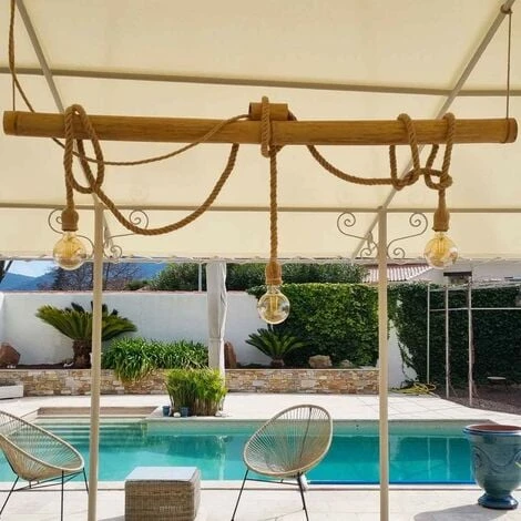 TECPLAST Toile Pergola Ivoire 3x4 M 680PR - Qualité 10 Ans - Bâche Pergola Ou Tonnelle étanche En PVC - Made In France 4 TECPLAST Toile Pergola Ivoire 3x4 M 680PR - Qualité 10 Ans - Bâche Pergola Ou Tonnelle étanche En PVC - Made In France – Image 2