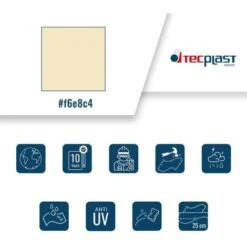 TECPLAST Toile Pergola Ivoire 3x4 M 680PR - Qualité 10 Ans - Bâche Pergola Ou Tonnelle étanche En PVC - Made In France 10 TECPLAST Toile Pergola Ivoire 3x4 M 680PR - Qualité 10 Ans - Bâche Pergola Ou Tonnelle étanche En PVC - Made In France -Promos Garde Plante Boutique 23757878 4