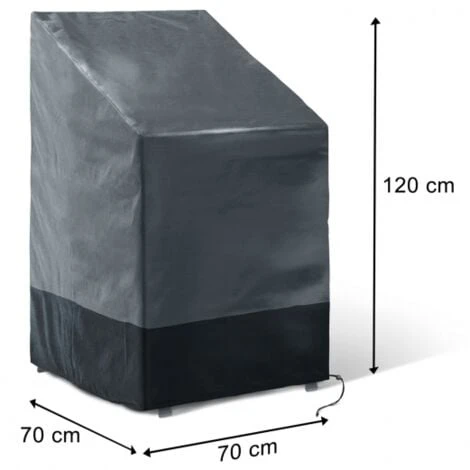 Housse De Protection Pour 4 à 6 Chaises Empilables 70 X 70 X 120 CM 7 Housse De Protection Pour 4 à 6 Chaises Empilables 70 X 70 X 120 CM – Image 5