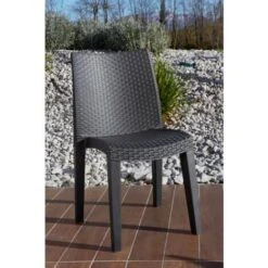 Progarden CHAISE LADY IMP, RATTAN ANTHRAC,