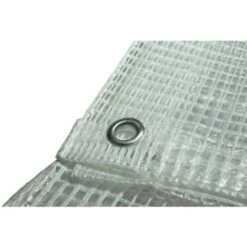 Toile Pour Pergola Et Tonnelle 4 X 6 M 170g/m² - Bâche Pour Pergola Et Tonnelle Transparente - 4x6 M En Polyéthylène -Promos Garde Plante Boutique 2638013 4