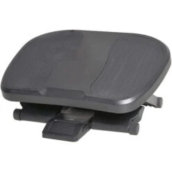 HOMCOM Repose-pied Ergonomique De Bureau Hauteur Et Inclinaison Réglables 45L X 34l Cm Gris