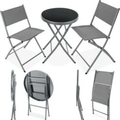 Ensemble Table Et Chaises De Jardin DUSSELDORF - Mobilier De Jardin, Meuble De Jardin, Salon De Jardin