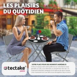 Ensemble Table Et Chaises De Jardin DUSSELDORF - Mobilier De Jardin, Meuble De Jardin, Salon De Jardin -Promos Garde Plante Boutique 28381370 4
