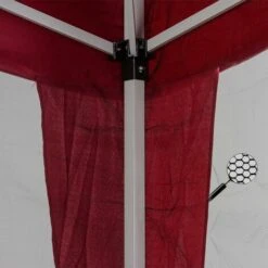 Instent® Moustiquaire Pour Tonnelle 3 X 3m Coloris Noir, 2 Fermetures à Glissières Et Sangles Scratch Pour Fixation Des Panneaux Latéraux -Promos Garde Plante Boutique 28603851 5