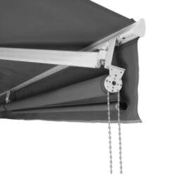 Store Banne Manuel 2,95x2 M Gris Anthracite Lambrequin H.1,40 M -Promos Garde Plante Boutique 28718924 5