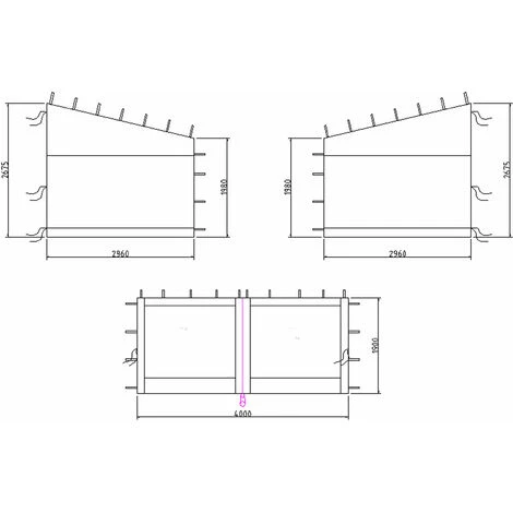 3 Parois Panneau Latéral 3 X 4 Pergola 3x4m Anthracite 5 3 Parois Panneau Latéral 3 X 4 Pergola 3x4m Anthracite – Image 3