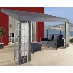 3 Parois Panneau Latéral 3 X 4 Pergola 3x4m Anthracite 10 3 Parois Panneau Latéral 3 X 4 Pergola 3x4m Anthracite -Promos Garde Plante Boutique 28825615 4