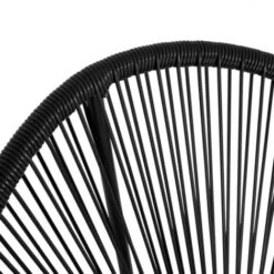 Salon De Jardin IZMIR Table Et 2 Fauteuils Oeuf Cordage Noir 10 Salon De Jardin IZMIR Table Et 2 Fauteuils Oeuf Cordage Noir -Promos Garde Plante Boutique 28908918 4