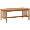 Table Basse 102x50x43 Cm Bois D'acacia Solide VidaXL
