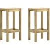 Tabourets De Bar De Jardin 2 Pcs Bois De Pin Imprégné VidaXL -Promos Garde Plante Boutique 29070189 1