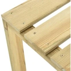 Tabourets De Bar De Jardin 2 Pcs Bois De Pin Imprégné VidaXL -Promos Garde Plante Boutique 29070189 5