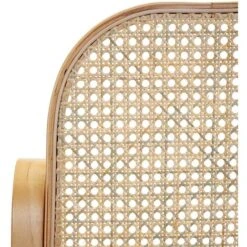 Fauteuil à Bascule M41, Fauteuil Pivotant Fauteuil TV, Rotin En Bois Massif ~ Aspect Chêne -Promos Garde Plante Boutique 29472084 5