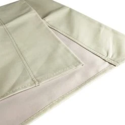 Housse De Rechange De Matelas Double Pour Bain De Soleil XXL En Tissu Beige